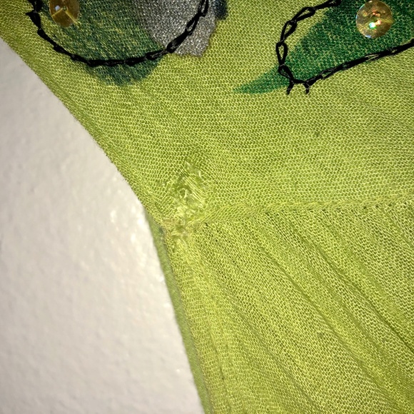 Lime green floral maxi sleeveless dress - Picture 6 of 12